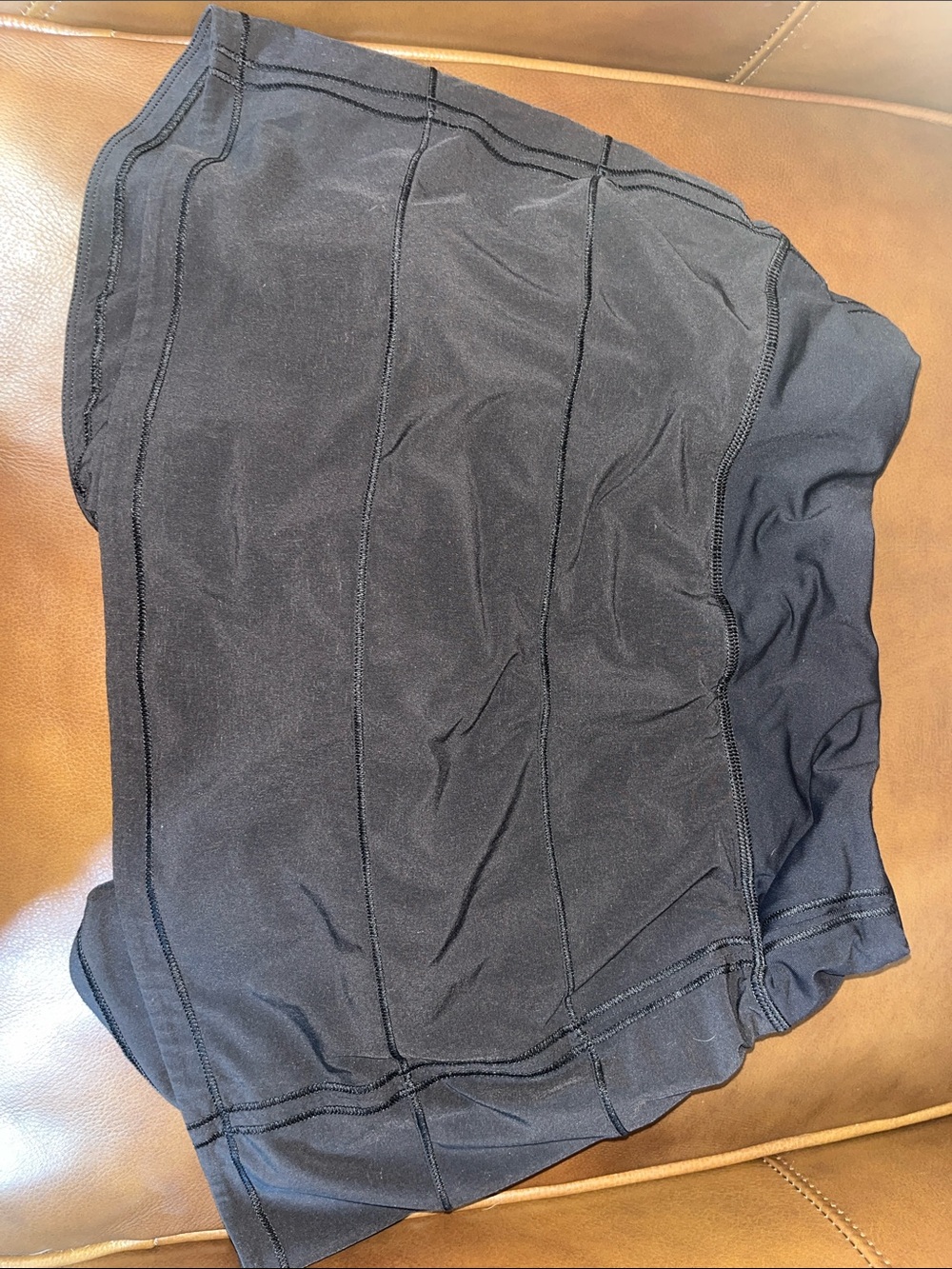 Black Lululemon Pace Rival Skirt